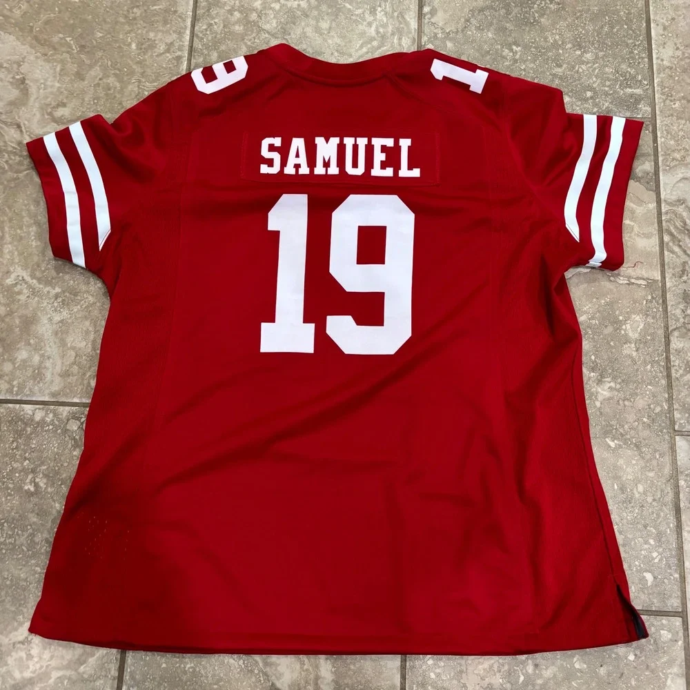 Nike‎ San Francisco 49ers Deebo Samuel 75th Anniversary Jersey Womens XXL Red